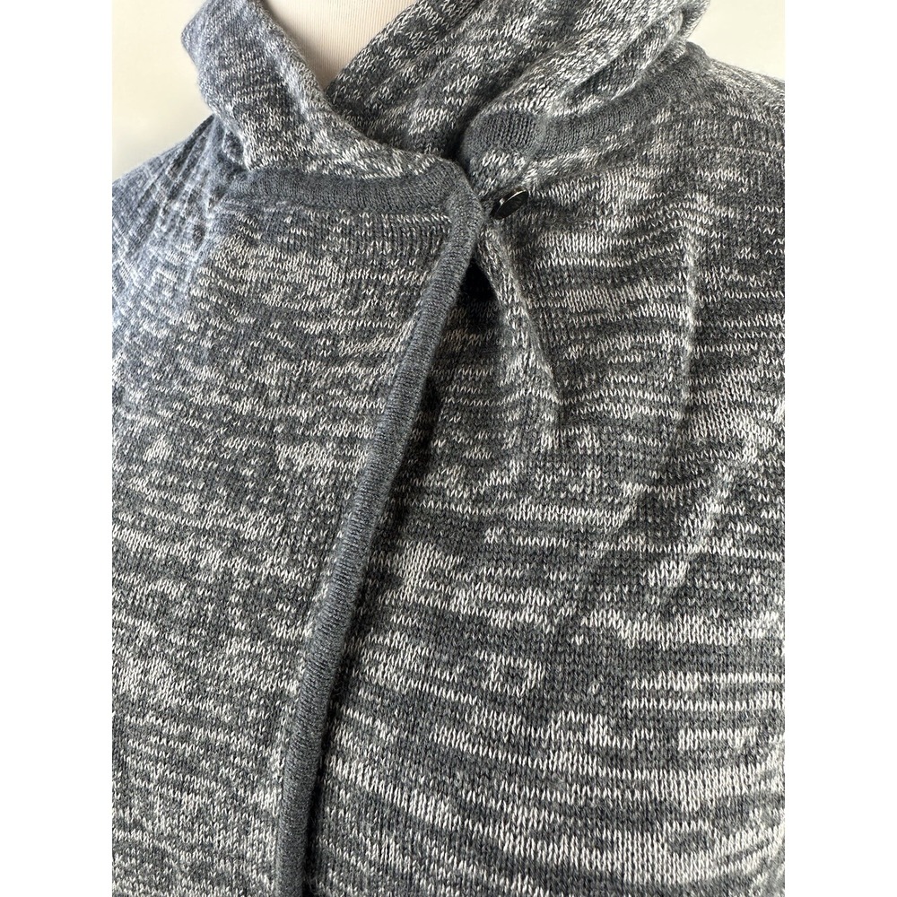 Lululemon Peace of Mind Wrap Hooded Cardi Heathered Dark Slate Silver Spoon Gray - Picture 8 of 10